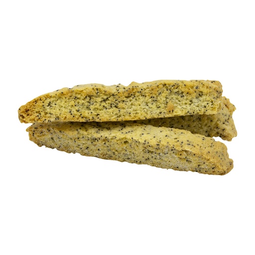 [75871] Leah Leah's Lemon Poppyseed Biscotti 1ea