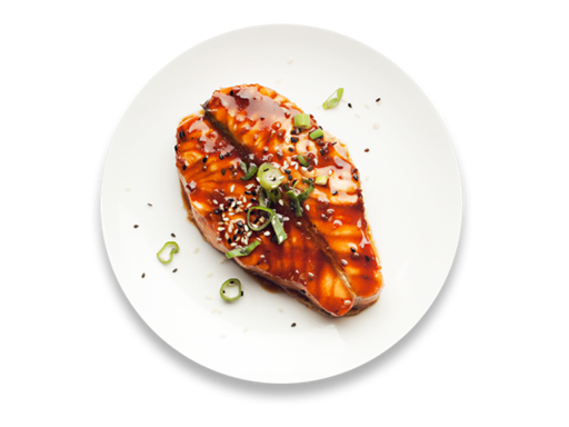 [76049] Teriyaki Grilled Center-Cut Salmon Fillet 1lb