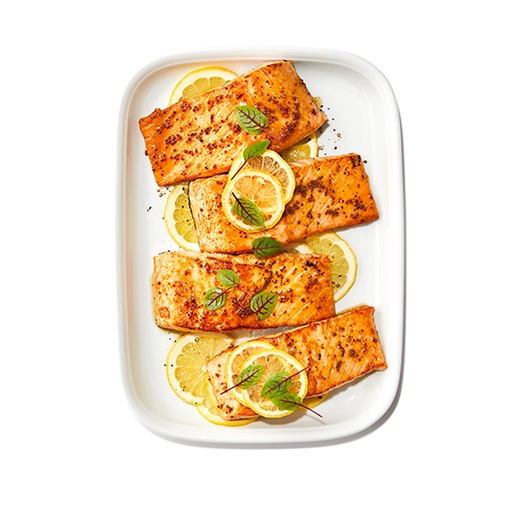 [77700] Pommery & Honey Grilled Center-Cut Salmon Fillet 0.54lb