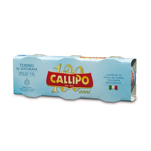 [84054] Callipo Tuna Steaks In Brine 3X80G