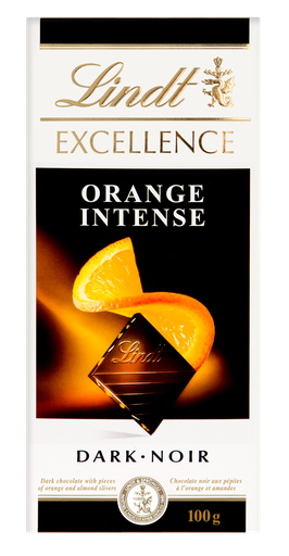 [84134] Lindt Excellence Orange Intense Dark Chocolate 100g
