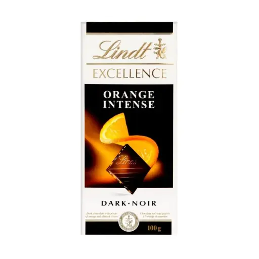 [84134] Lindt Excellence Orange Intense Dark Chocolate 100g