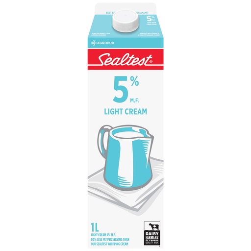[85050] Sealtest 5% Light Cream 1L