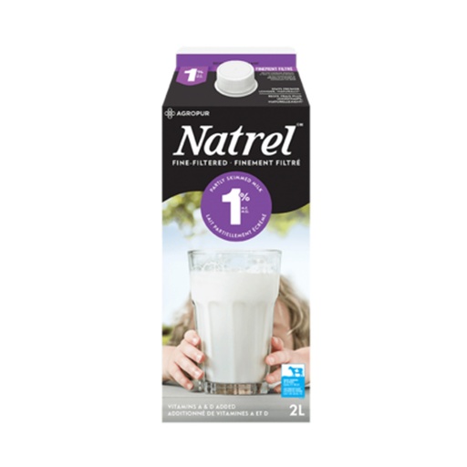 [85192] NATREL 1% MILK 1L