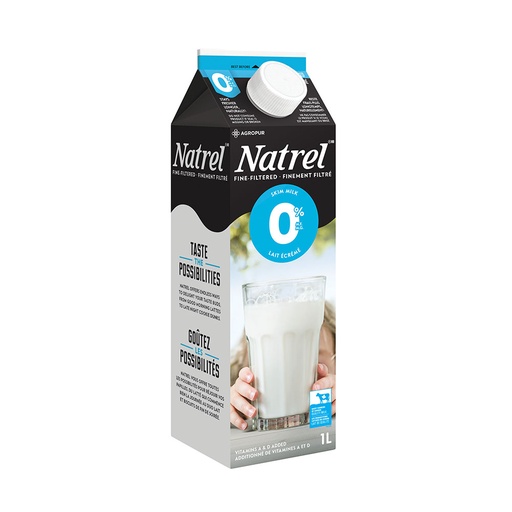 [85193] NATREL 0% MILK 1L