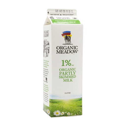 [85194] ORGANIC MEADOW 1% MILK 1L