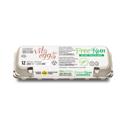 [86603] LARGE VITA FREE RUN EGGS 12 pack