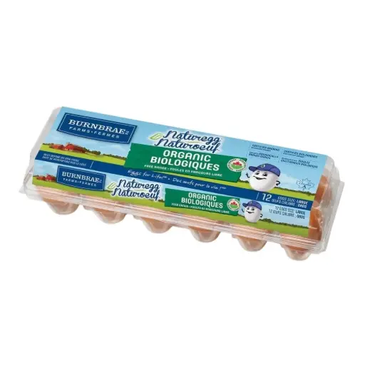 [86610] Burnbrae Naturegg Organic Medium Eggs 12Pk