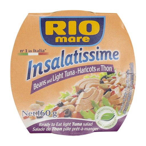 [86951] RIO MARE INSALATISSIME BEANS AND TUNA SALAD 160G