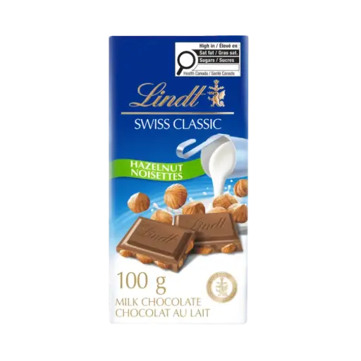 [87175] Lindt Swiss Milk Hazelnut Chocolate 100g