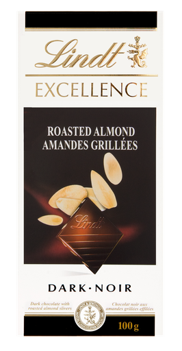 [87176] Lindt Excellence Roasted Almond Dark Chocolate 100g
