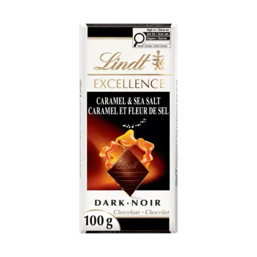 [87208] Lindt Caramel And Sea Salt 100g