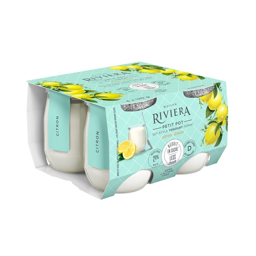 [89609] RIVERIA LEMON YOGURT 4X120G
