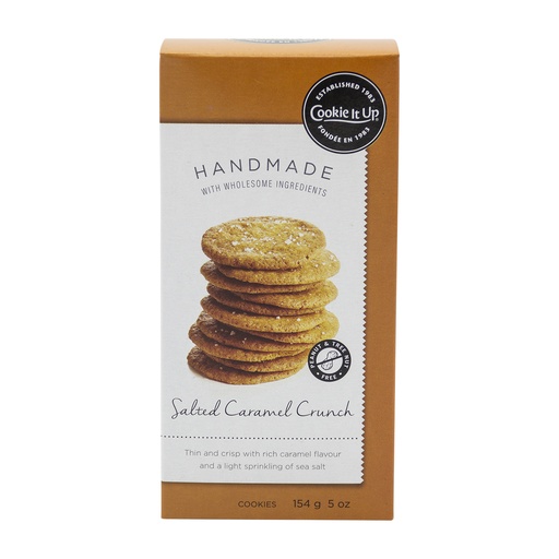 [92432] COOKIE IT UP SALTED CARAMEL CRUNCH COOKIES, 154G