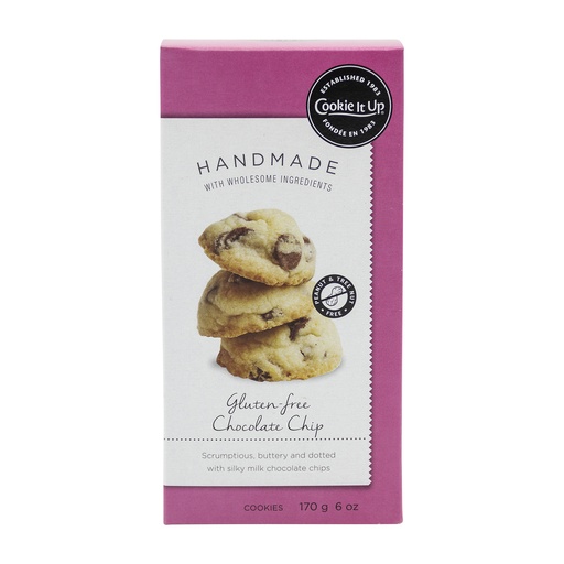 [92450] Cookie It Up Handmade Gluten-Free Chocolate Chip Cookies 170G