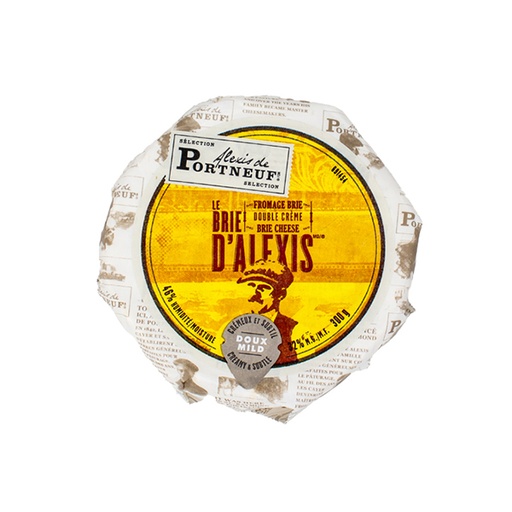 [98542] Alexis De Portneuf Brie Double Cream Cheese 0.45lb