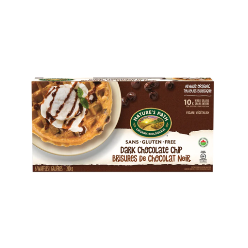 [98955] Nature's Path Dark Chocolate Chip Waffles 210G