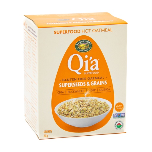 [99996] Nature's Path Qi'A Superseeds & Grains Gluten Free Oatmeal 6 X 38G 