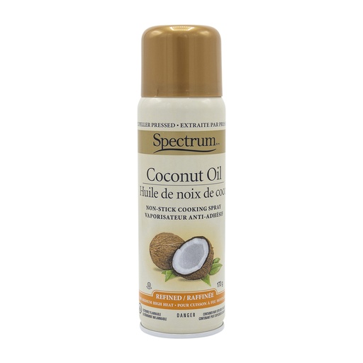 [100024] Spectrum Coconut Oil Non-Stick Cooking Spray 170G
