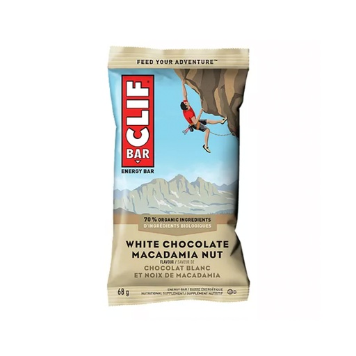 [100091] Clif White Chocolate Macadamia Nut Bar 68G