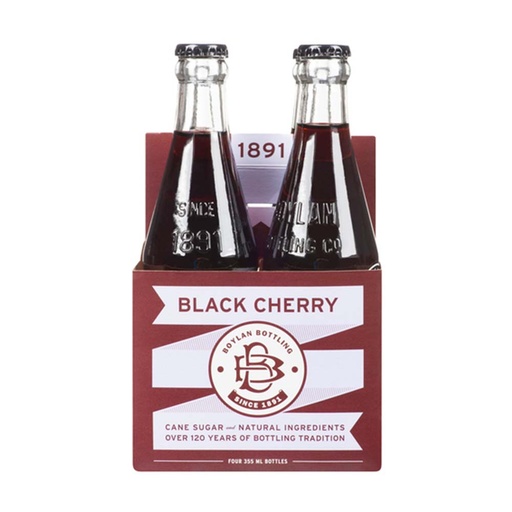 [101142] BOYLAN BLACK CHERRY 4 PACK