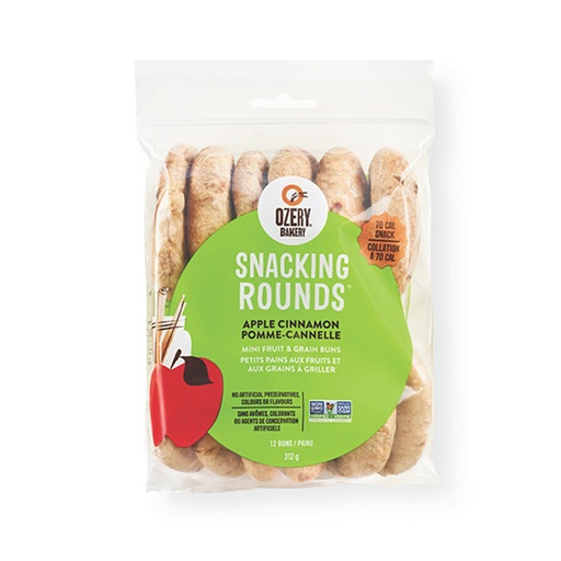 [102373] OZERY SNACKING ROUNDS APPLE CINNAMON