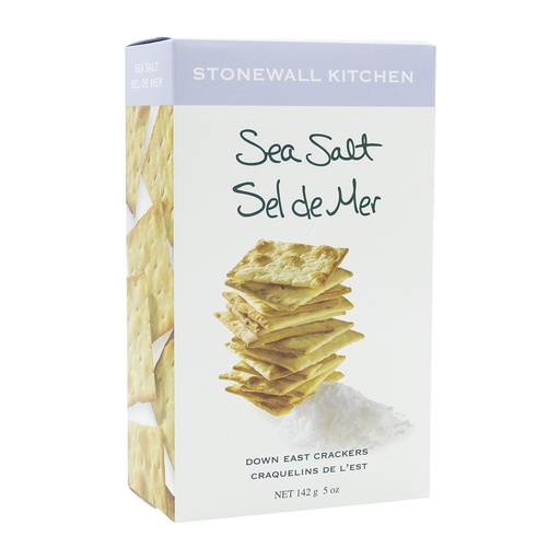 [104381] Stonewall Kitchen Sea Salt Crackers 142G