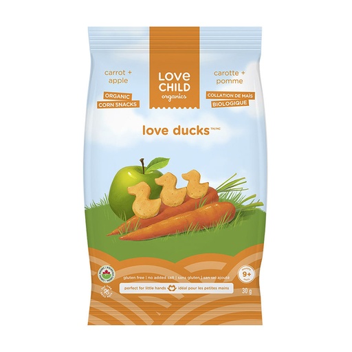 [107108] Love Child Organics Love Ducks Carrot And Apple 30g
