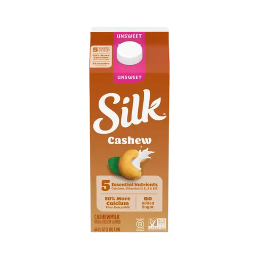 [109374] Silk Creamy Cashew Original Unsweetened 1.89lt