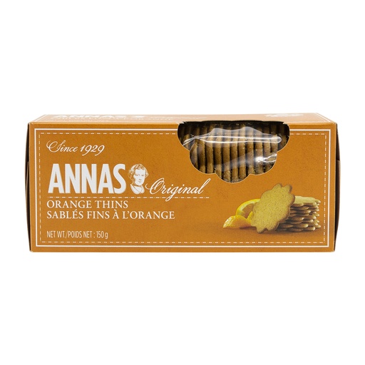 [109709] ANNAS ORANGE THINS 150G