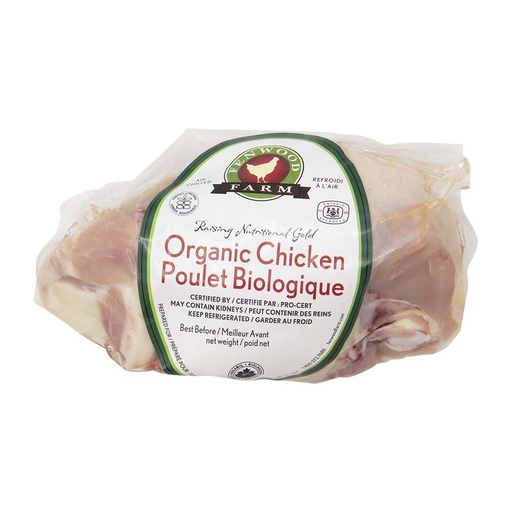 [109759] Bone In Organic Chicken Breast 0.75lb