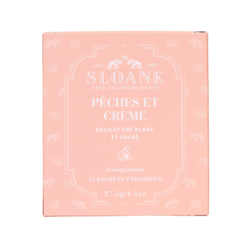 [110555] Sloane Peaches & Cream Sweet And Delicate White Tea 37.5G