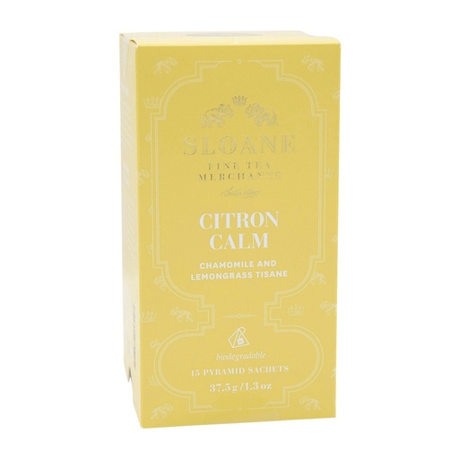 [110558] Sloane Tea (Caffeine Free) Sloane Citron Calm Retail Sachet Box 30g