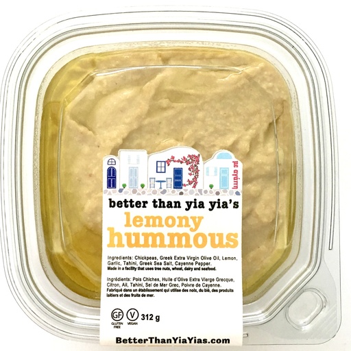 [111911] Better Than Yia Yia’s Hummous 312G 12oz