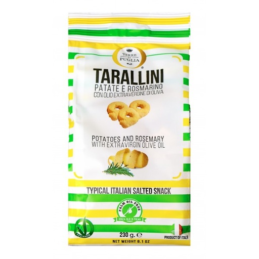 [112278] Terre Di Puglia Tarallini Potatoes And Rosemary 230G 