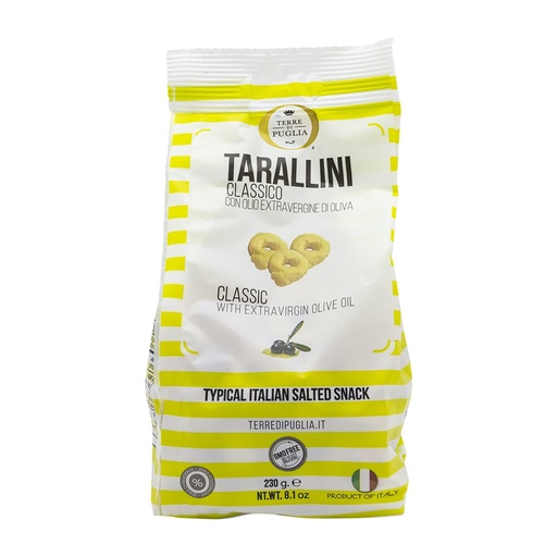 [112281] Terre Di Puglia Tarallini Classic With Extra Virgin Olive Oil 230G