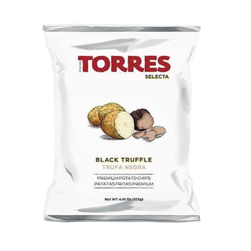 [112288] TORRES SELECTA BLACK TRUFFLE POTATO CHIPS 125G