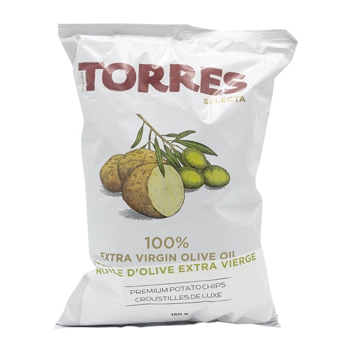 [112290] TORRES SELECTA 100% EXTRA VIRGIN OLIVE OIL POTATO CHIPS 150g