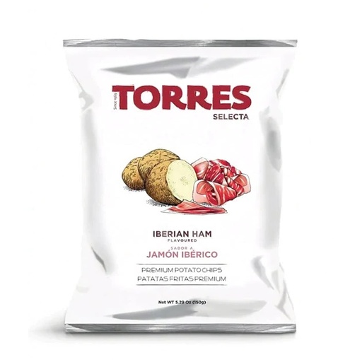 [112292] TORRES SELECTA IBERIAN HAM FLAVOURED POTATO CHIPS 150g