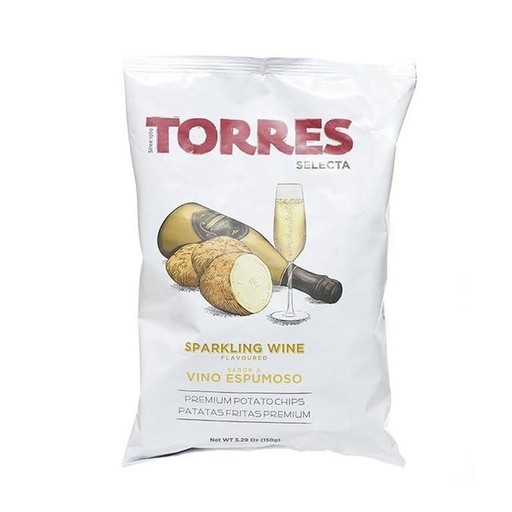 [112293] TORRES SELECTA SPARKLING WINE FLAVOURED POTATO CHIPS 150g