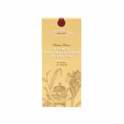 [114774] Cartwright & Butler Stem Ginger Biscuit Box 200g