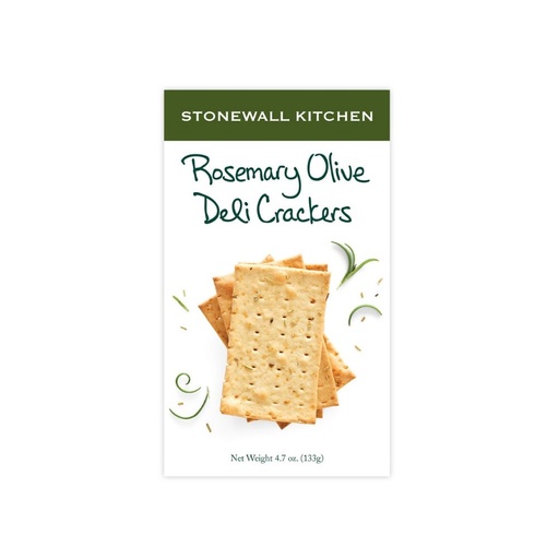 [115344] Stonewall Rosemary Olive Crackers 133G