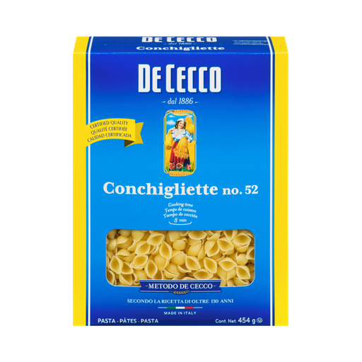 [117488] De Cecco Conchigliette Lisce no.52 454G