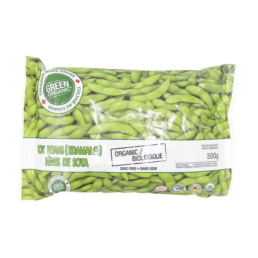 [117612] Green Organic Frozen Edamame 500G