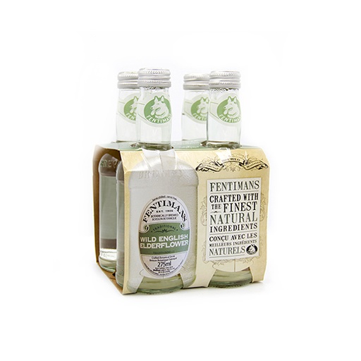 [119705] Fentimans Gently Sparkling Elderflower 4 X 275Ml