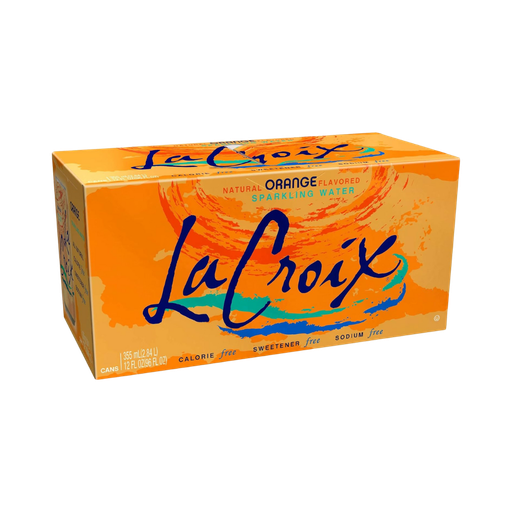[119801] La Croix Orange Sparkling Water 8 X 355Ml