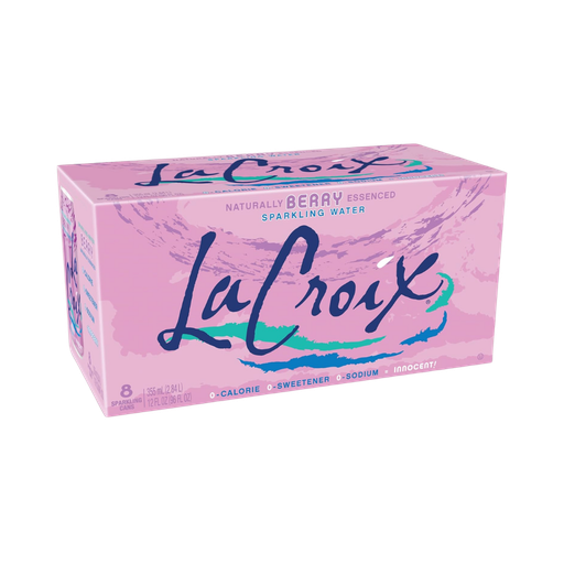[119802] La Croix Berry Sparkling Water 8 X 355Ml