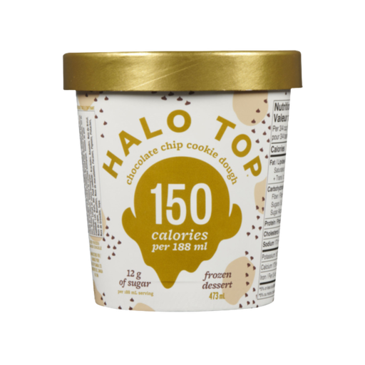 [120763] Halo Top Chocolate Chip Cookie Dough 125Ml