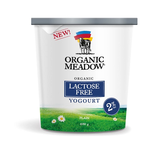 [121474] Organic Meadow Lactose Free Plain Yogurt 650Ml