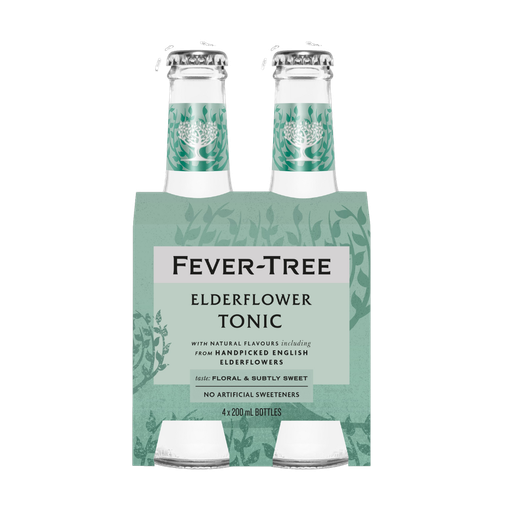 [122091] Fever Tree Elderflower Tonic Water 4 X 200Ml